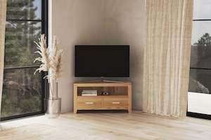 Furniture: Metro Corner Entertainment Unit - Ash