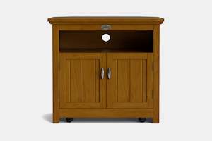 Furniture: Marsden 2 Door Corner TV Trolley