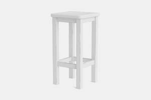 Furniture: Gavardo Solid Seat Barstool – 650h