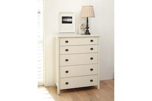 La Resta 5 Drawer Tallboy