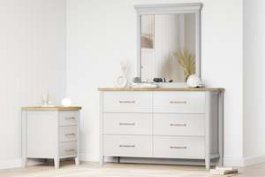 La Resta 6 Drawer Dresser & Mirror