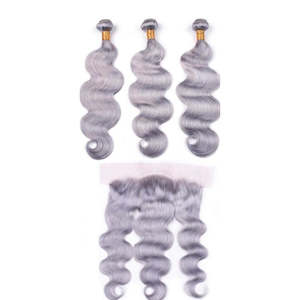 Silver Body Wave Bundles