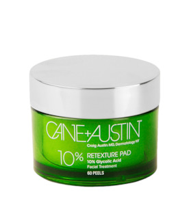 Cane+Austin 10% Glycolic Retexture Pads