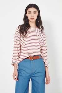 Olsen Tee (Scarlet/Ivory)