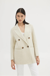 Blair Wool Blazer (Oatmeal)