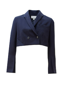 Celia Split Blazer (Navy)