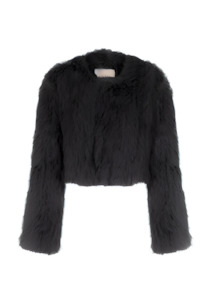 Jackets: LOLA CROP JACKET (BLACK)