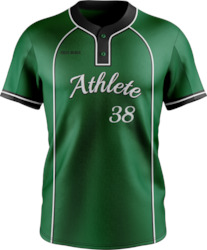 Baseball: Athlete Buttoned Collar