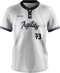 Baseball: Agility Buttoned Collar