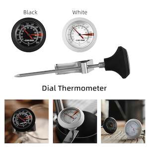 MHW-3BOMBER 0 to100℃ Dial Thermometer for Coffee Milk Frothing Jug Professiona…