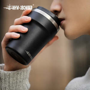 MHW-3BOMBER 360ml Portable Thermo Cup For Coffee Mug Stainless Steel Outdoor Wit…