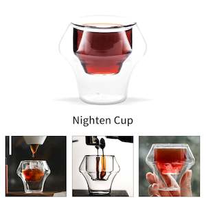 Coffee: MHW-3BOMBER Double Wall Glass Espresso Cups Anti-scald Reusable Tea Mug Shot Glass Wine Home Barista