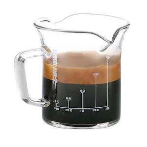 MHW-3BOMBER Double Espresso Shot Glass 2oz Double Spouts Espresso Measuring Cup …