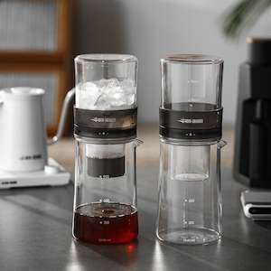 2-4 Cup Cold Brew Coffee Maker 600ml Iced Coffee Pot with 100pcs Filter Paper 30…