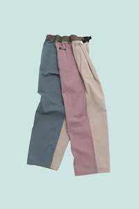 Orumm Wide Tuck Pants - Berry Mix