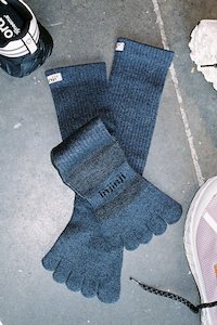 Injinji Coolmax Trail Toe Socks - Granite