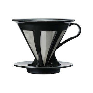 Coffee: Hario V60 Cafeor Mesh Filter Dripper | 02 | Black