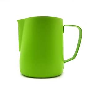 Coloured Stainless Steel Milk Jug - 600ml - Green