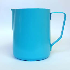 Coloured Stainless Steel Milk Jug - 900ml - Blue