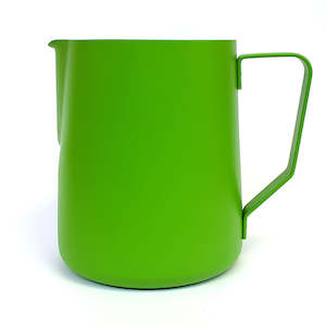 Coloured Stainless Steel Milk Jug - 900ml - Green