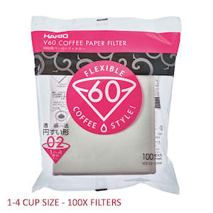 Hario V60 Paper Filters | 02 | x100 pack