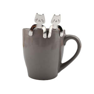 Cat Novelty Tea Spoon x2 Pack