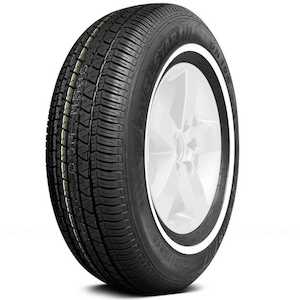 Tyres or tubes: Travelstar Radial 18mm Whitewall 195/75R14