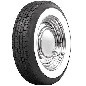 American Classic Radial 2 1/4 Inch Whitewall 165R15