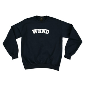 WKND - College Crewneck  - Navy M