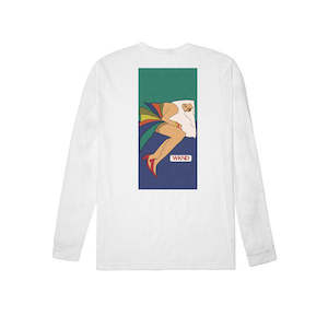 Apparel: WKND - Silky Smooth L/S Tee White