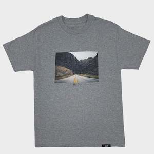 Miles Hit the Road Tee Heather