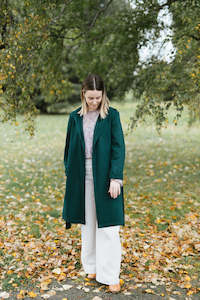 Kelsi coat - Forest green