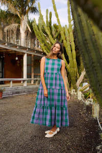 Dresses: Twirling Dress - Grape Malachite