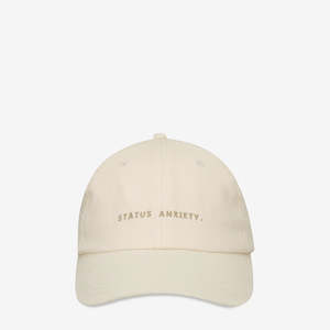 Accessories: Under The Sun Cap - Cream - Status logo