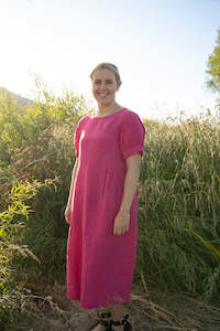 Collaborate Fashion Nz: Steph Dress -  Pink!