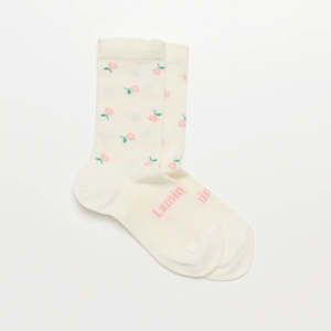 Merino Wool Crew Socks | WOMAN | Rosa