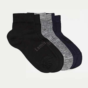 Merino Wool Ankle Socks | WOMAN | BLACK