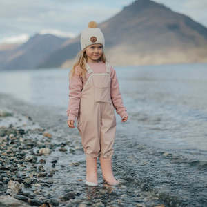 Cry Wolf: Rain Overalls Dusty Pink