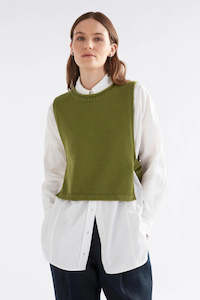 Coats: MIRAA VEST - Artichoke