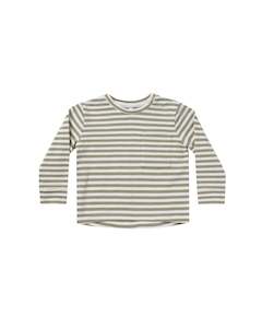 Long Sleeve Skater Tee - Fern Stripe