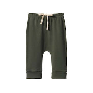 Cotton drawstring pants - Thyme