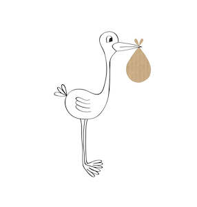 Card - Stork