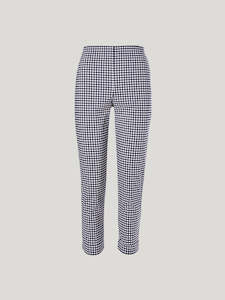 Womenswear: Gingham Cuffed Hepburn - Navy