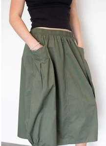 Womenswear: Cyrus Skirt - Khaki