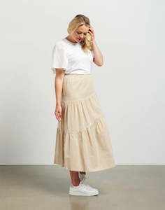 Womenswear: Evie Skirt - Biscotti Gingham