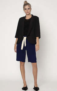 Womenswear: Ford Shorts - Navy Viscose