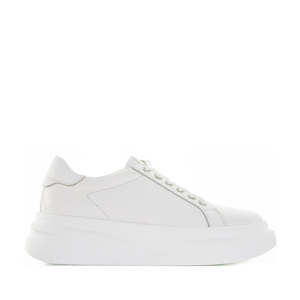 Sneakers: TAMARA LONODON BAILEY WHITE MILLED