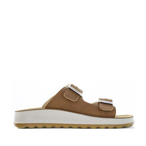 slippers: FLY FLOT 77G64 2C TAN