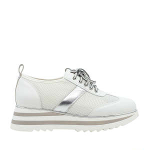 Lifestyle Sneakers: ALFIE & EVIE HARMONY WHITE MESH