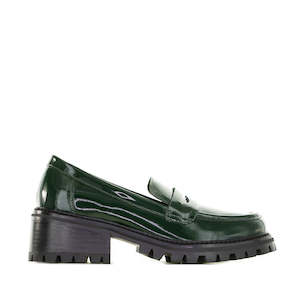 LE SANSA ZOEY BOTTLE GREEN/PATENT